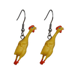Chicken Earrings